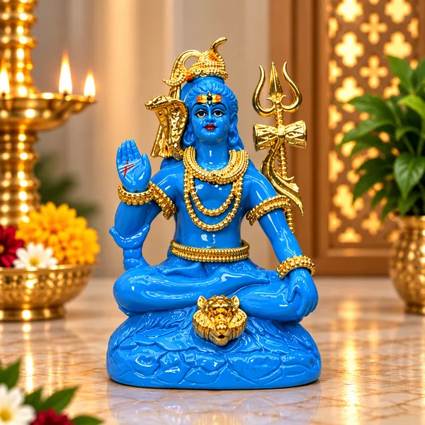 Blue_Lord_Shiva_Religious_Idol