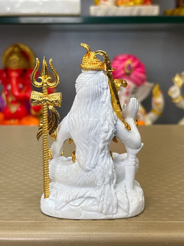 Resin_Religious_White_Lord_Shiva_Idol