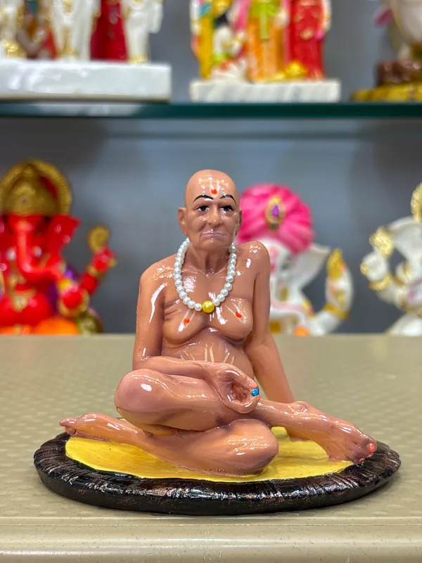 Multicolour_Seated_Monk_Meditation_Idol