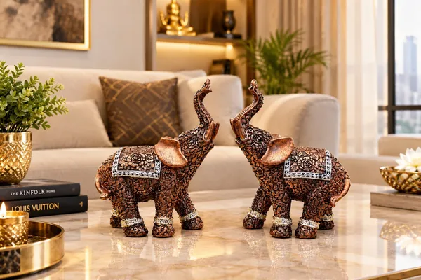 Premium_Antique_Finish_Decorative_Elephant_Pair_–_Copper_|_Set_of_2