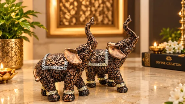 Premium_Antique_Finish_Decorative_Elephant_Pair_–_Copper_|_Set_of_2