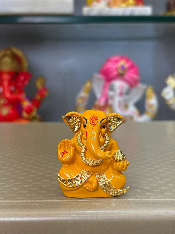 Orange_Embellished_Lord_Ganesha_Idol