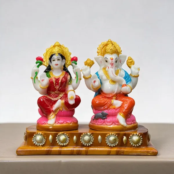 Decorative_Lakshmi_Ganesha_Idol_Set