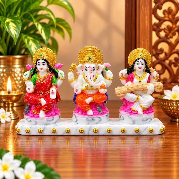 DIVINE_LAKSHMI_GANESH_SARASWATI_SET_4_INCH