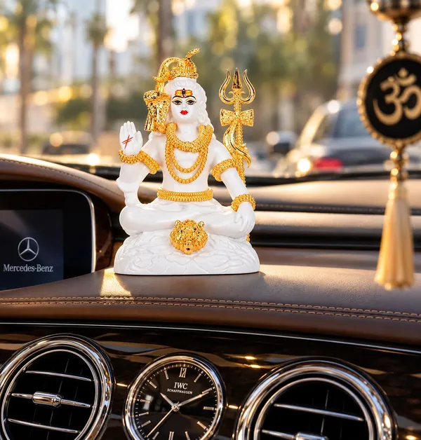 Resin_Religious_White_Lord_Shiva_Idol