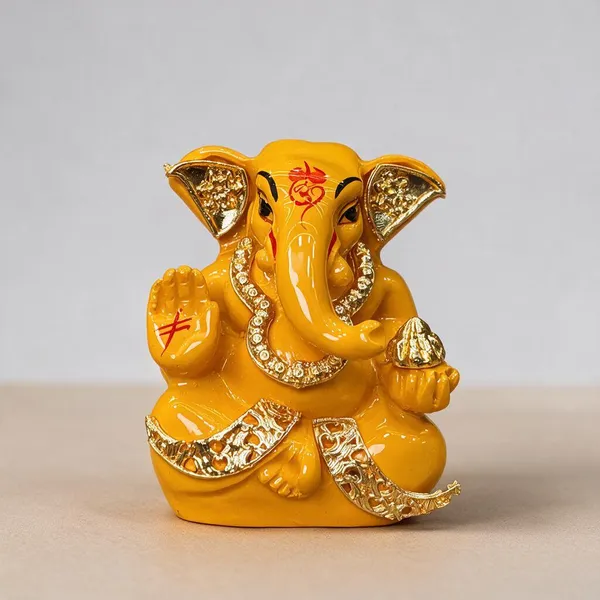 Orange_Embellished_Lord_Ganesha_Idol