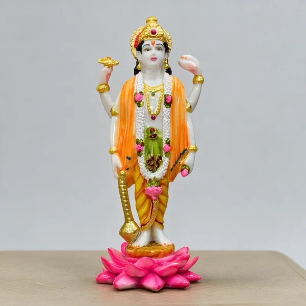 Glossy_Religious_Multicolour_Lord_Vishnu_Idol