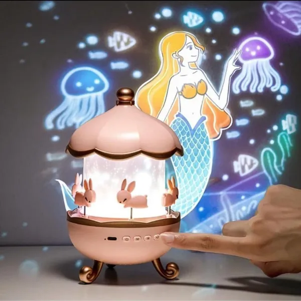 Bunny_Carousel_Night_Lamp_(22_Cm_Pink)