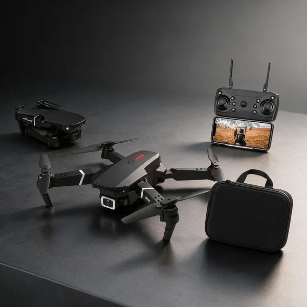 Rc_Foldable_Drone_With_Dual_Camera_Extra_Battery_&_One_Key_Takeoff_Drone_()
