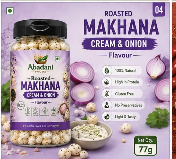 Abadani_Foods_Roasted_Makhana_Peri_Peri_And_Cream_And_Onion_Makhana