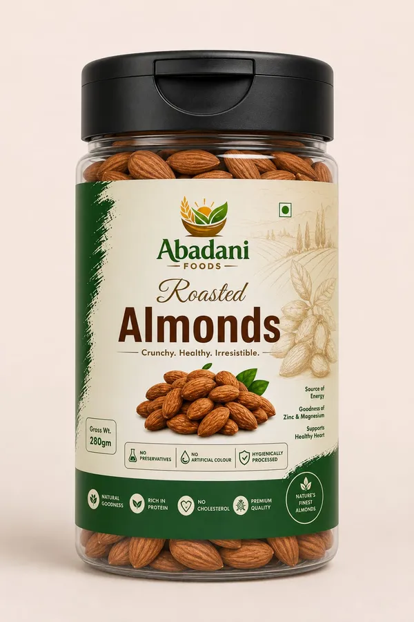 Abadani_Foods_Roasted_Almonds_280g_Pack_Of_2