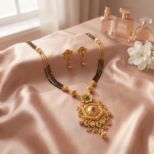 Traditional_Gold_Plated_Multi_Layered_Stone_Mangalsutra