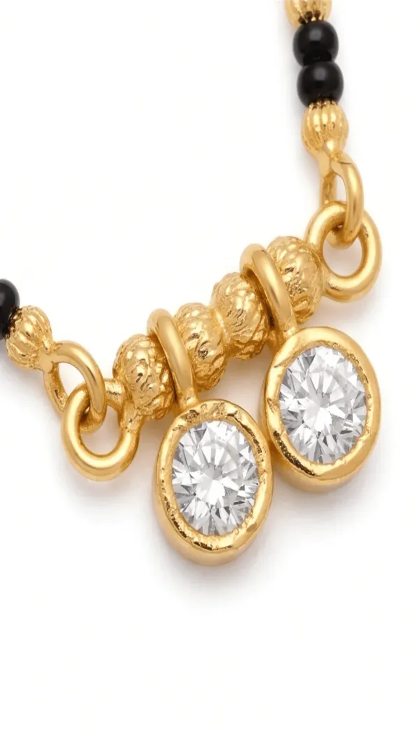 Micro_Polish_Short_Gold_Plated_Cz_Mangalsutra