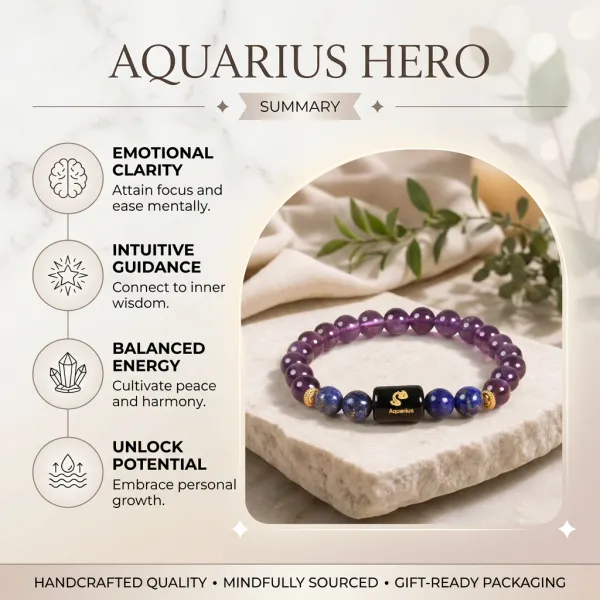 Aquarius_(_Kumbha_)_Zodiac_Sign_Bracelet_8Mm