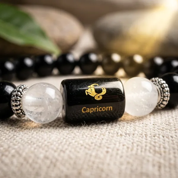 Capricorn_(_Makara_)_Zodiac_Sign_Bracelet_8Mm