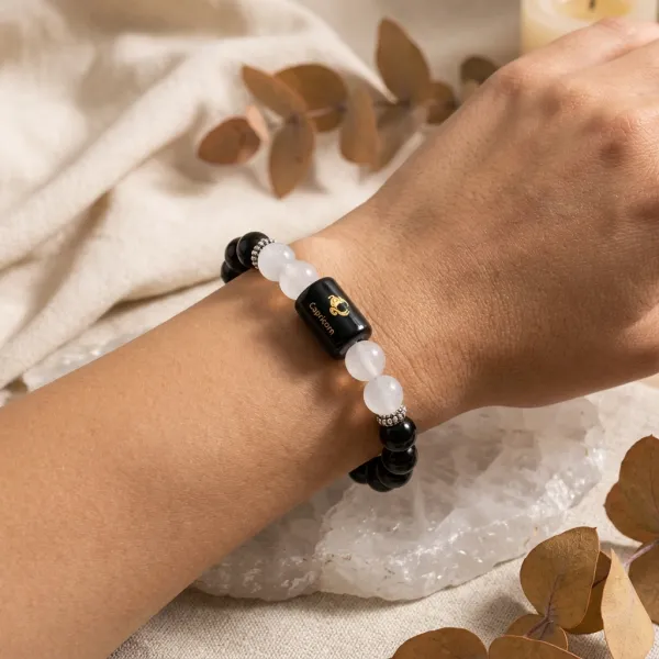Capricorn_(_Makara_)_Zodiac_Sign_Bracelet_8Mm