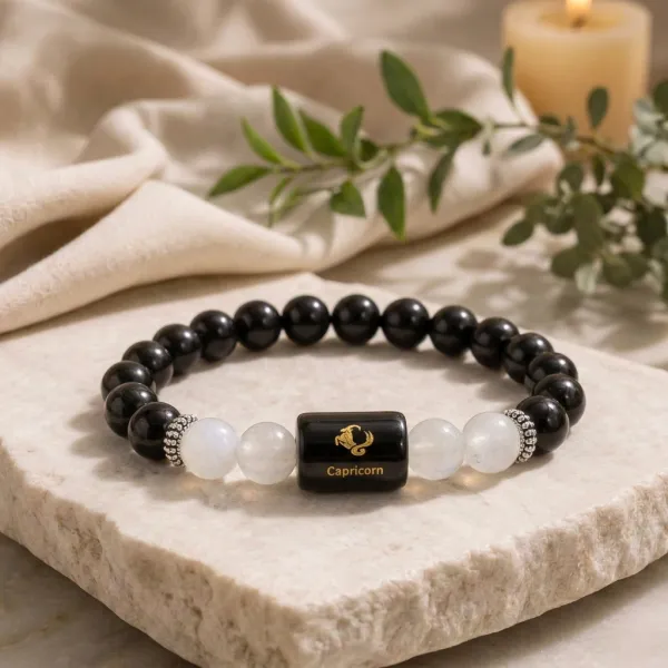 Capricorn_(_Makara_)_Zodiac_Sign_Bracelet_8Mm
