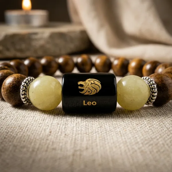 Leo_(_Singha_)_Zodiac_Sign_Bracelet_8Mm