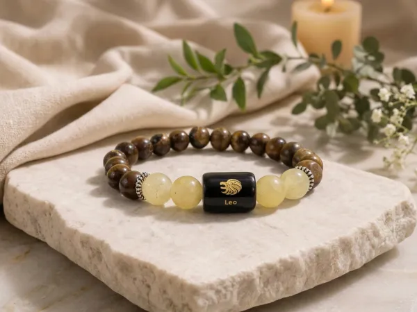 Leo_(_Singha_)_Zodiac_Sign_Bracelet_8Mm