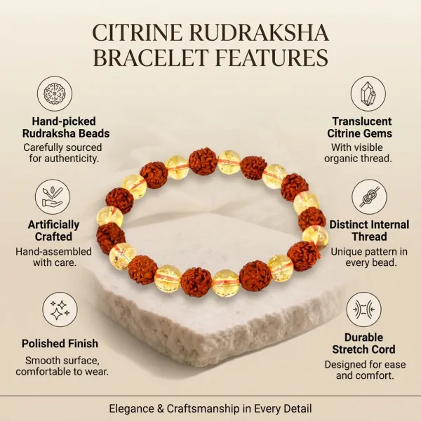 Rudraksha_&_Citrine_Bracelet