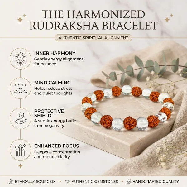 Rudraksha_&_Clear_Quartz_Bracelet
