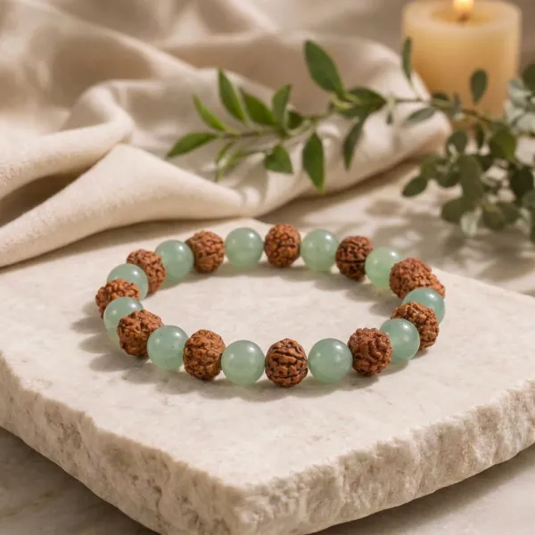 Rudraksha_&_Green_Aventurine_Bracelet