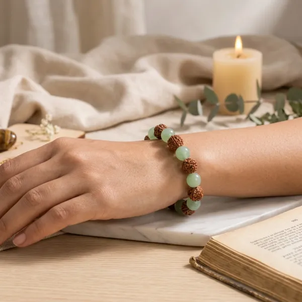 Rudraksha_&_Green_Aventurine_Bracelet