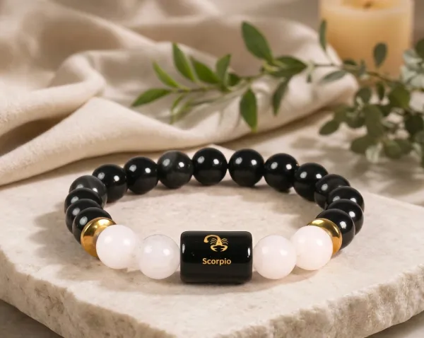 Scorpio_(_Vrishchika_)_Zodiac_Sign_Bracelet_8Mm