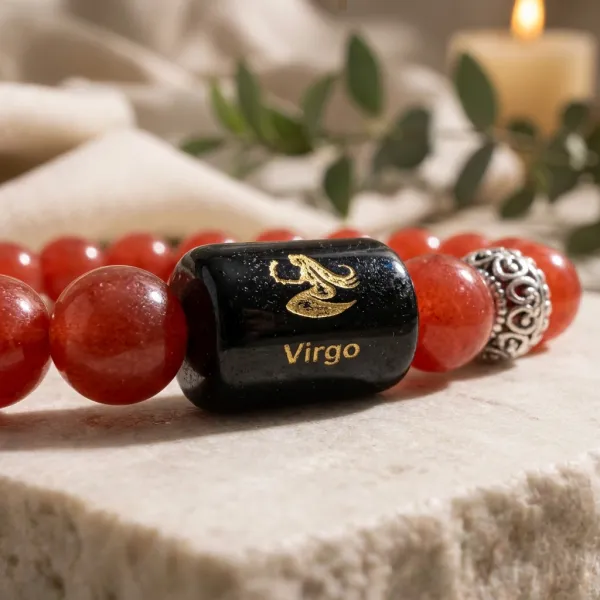 Virgo_(_Kanya_)_Zodiac_Sign_Bracelet_8Mm
