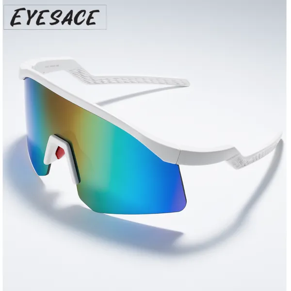 White_Metal_Wraparound_Shield_Mirrored_Sunglasses_For_Unisex