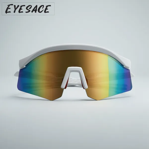 White_Metal_Wraparound_Shield_Mirrored_Sunglasses_For_Unisex