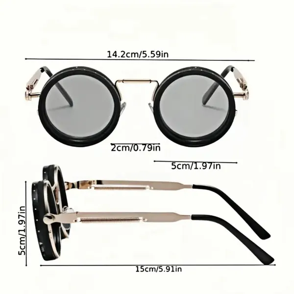 Silver_Metal_Adjustable_Tint_Round_Retro_Sunglasses_For_Unisex