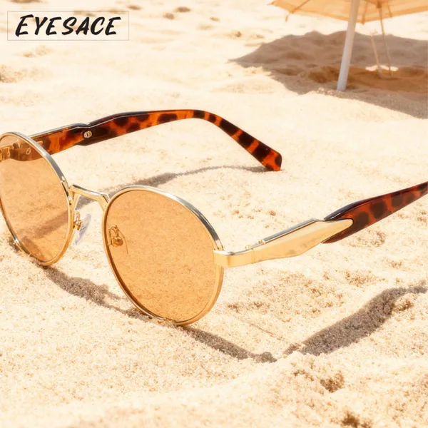 Gold_Stainless_Steel_Retro_Oval_Ellipse_Uv400_Sunglasses_For_Unisex