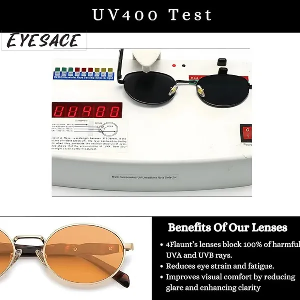 Gold_Stainless_Steel_Retro_Oval_Ellipse_Uv400_Sunglasses_For_Unisex