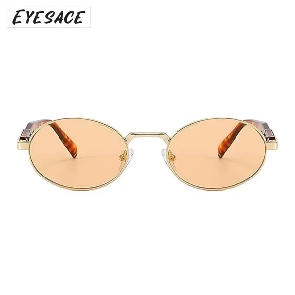 Gold_Stainless_Steel_Retro_Oval_Ellipse_Uv400_Sunglasses_For_Unisex