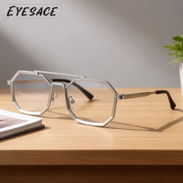 Silver_Metal_Square_Blue_Cut_Uv400_Sunglasses_For_Unisex