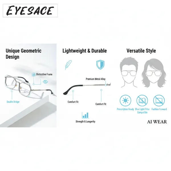 Silver_Metal_Square_Blue_Cut_Uv400_Sunglasses_For_Unisex