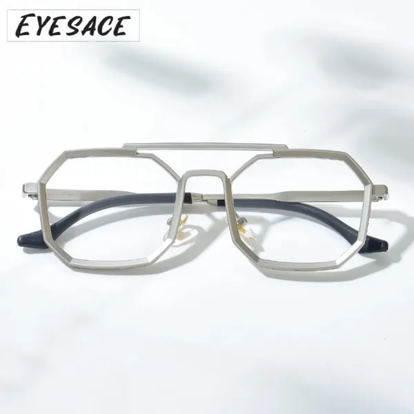 Silver_Metal_Square_Blue_Cut_Uv400_Sunglasses_For_Unisex