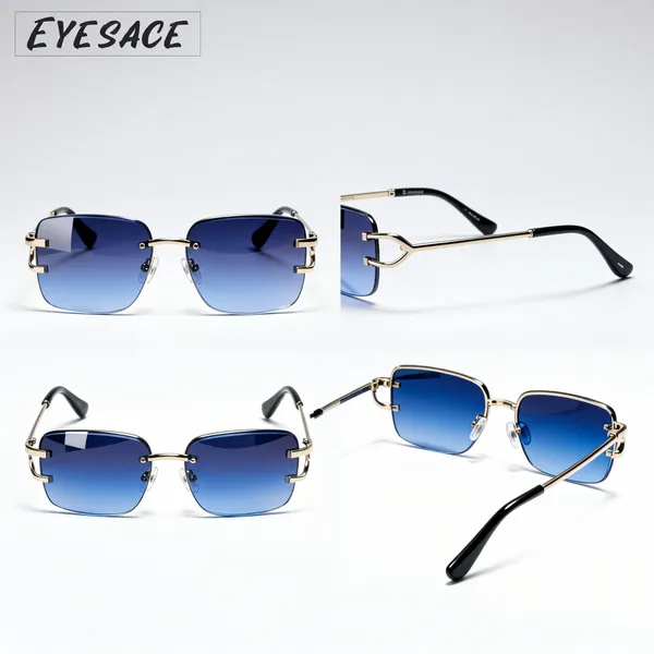 Gold_Blue_Metal_Plastic_Uv400_Sunglasses_For_Unisex