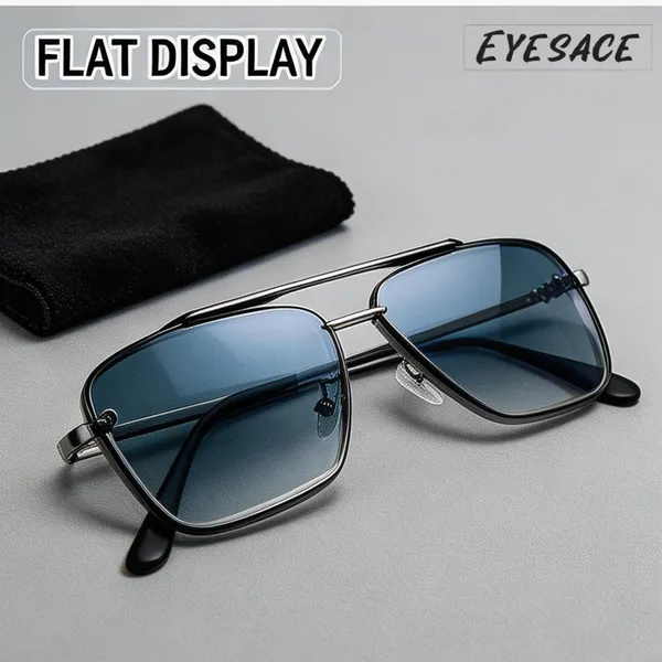 Silver_Metal_Plastic_Geometric_Uv400_Sunglasses_For_Unisex