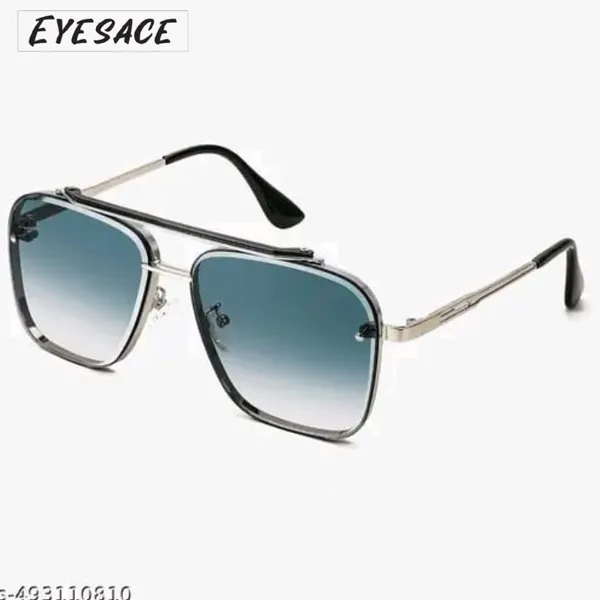 Silver_Metal_Plastic_Geometric_Uv400_Sunglasses_For_Unisex