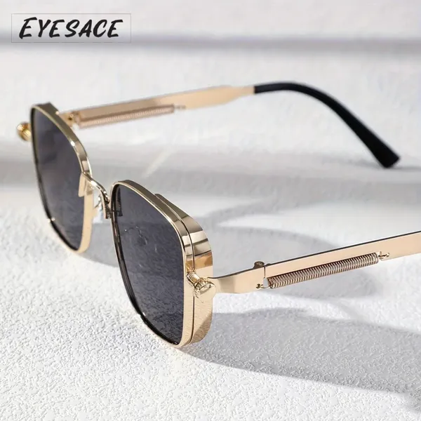 Silver_Metal_Square_Frame_Dark_Lens_Sunglasses_For_Unisex