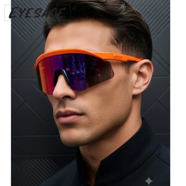 Red_Metal_Wraparound_Shield_Sunglasses_For_Unisex