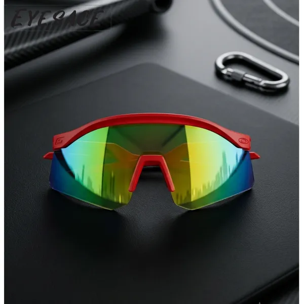 Red_Metal_Wraparound_Shield_Sunglasses_For_Unisex