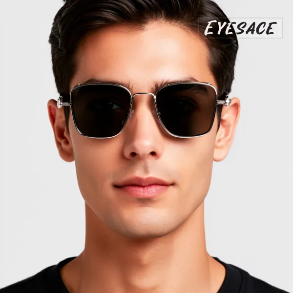 Silver_Metal_Square_Frame_Dark_Lens_Sunglasses_For_Unisex