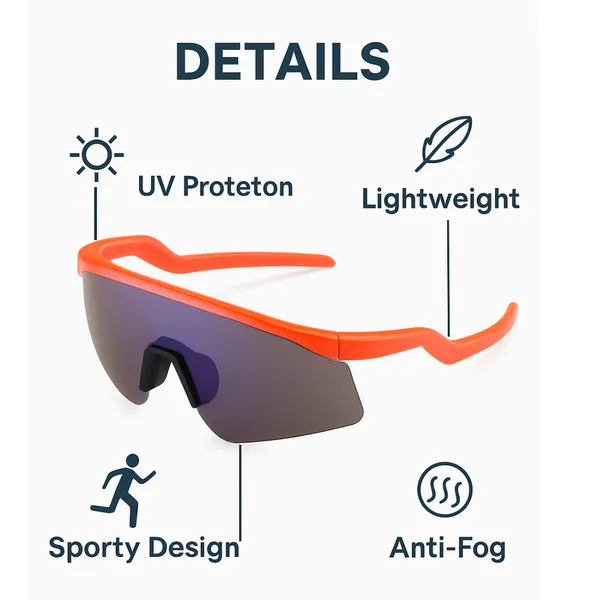 Orange_Metal_Wraparound_Shield_Sunglasses_For_Unisex