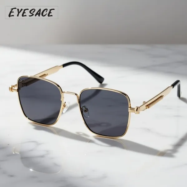 Silver_Metal_Square_Frame_Dark_Lens_Sunglasses_For_Unisex
