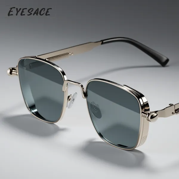 Silver_Metal_Square_Frame_Dark_Lens_Sunglasses_For_Unisex
