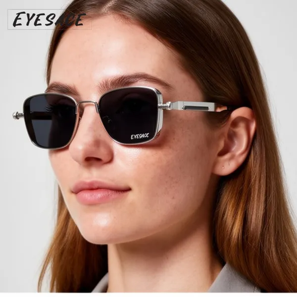 Silver_Metal_Rectangular_Uv400_Sunglasses_For_Unisex