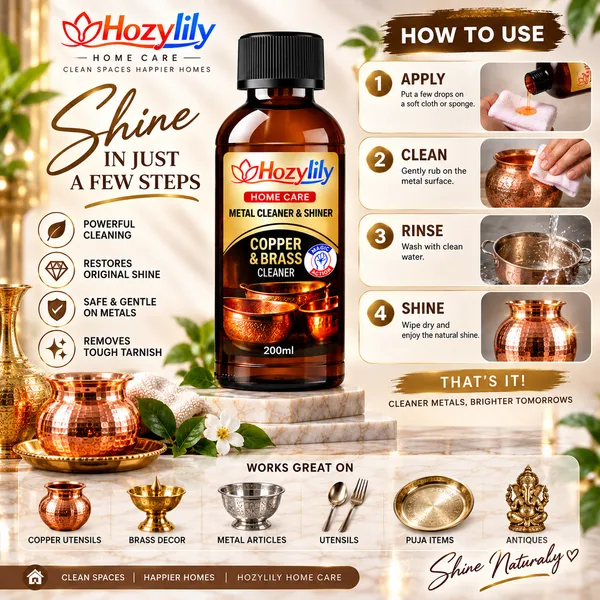 HOZYLILY_Copper_&_Brass_Cleaner_200ml_Buy_1_Get_3_Free_Metal_Cleaner_&_Shiner_for_Copper_Brass_Utensils